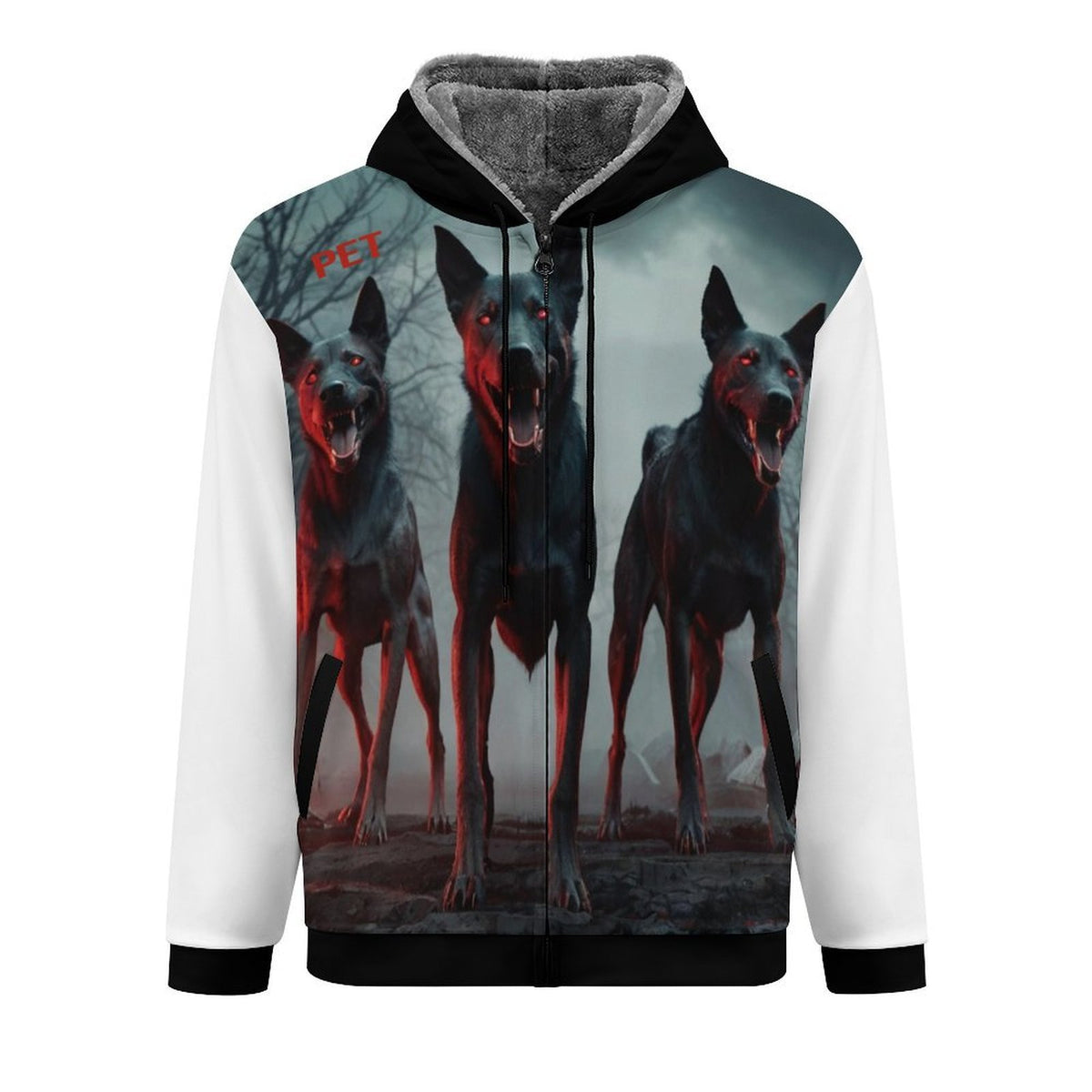 Pet Cemetery-Double Layer Fleece Hoodie