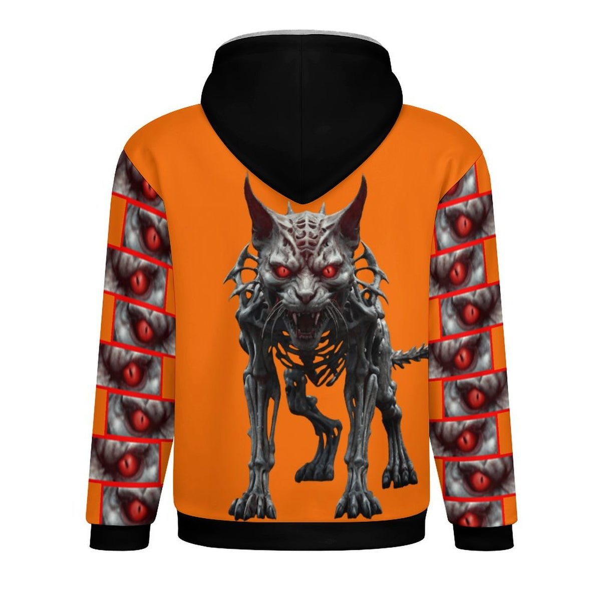 9 Lives / 0 Mercy-Double Layer Fleece Hoodie
