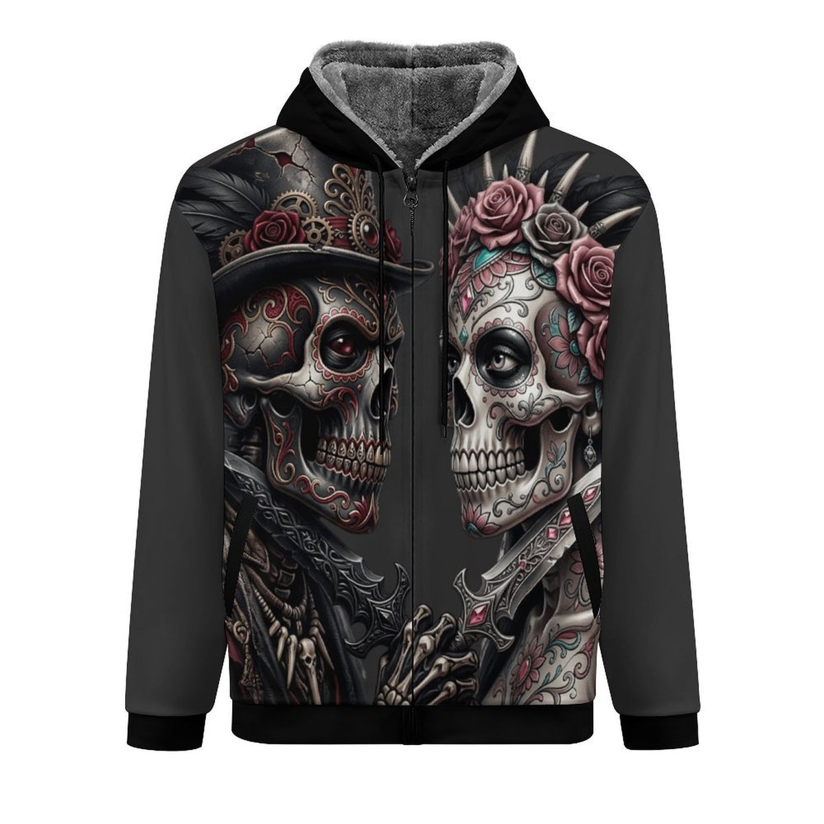 Beautifully Toxic-Double Layer Fleece Hoodie