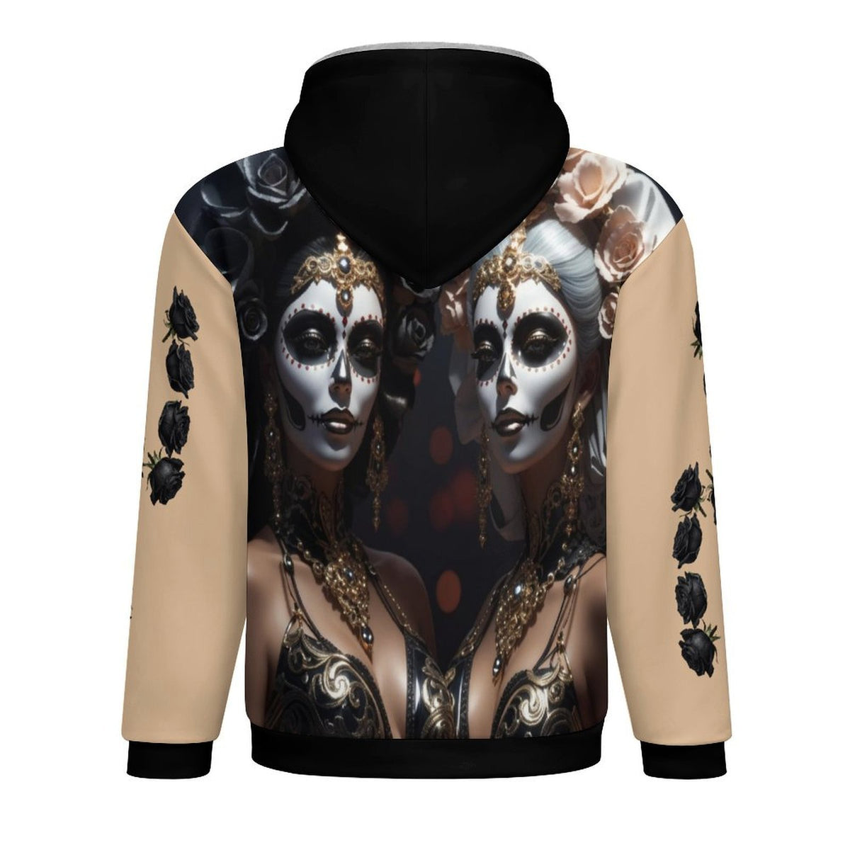 Eternal Beauty-Double Layer Fleece Hoodie
