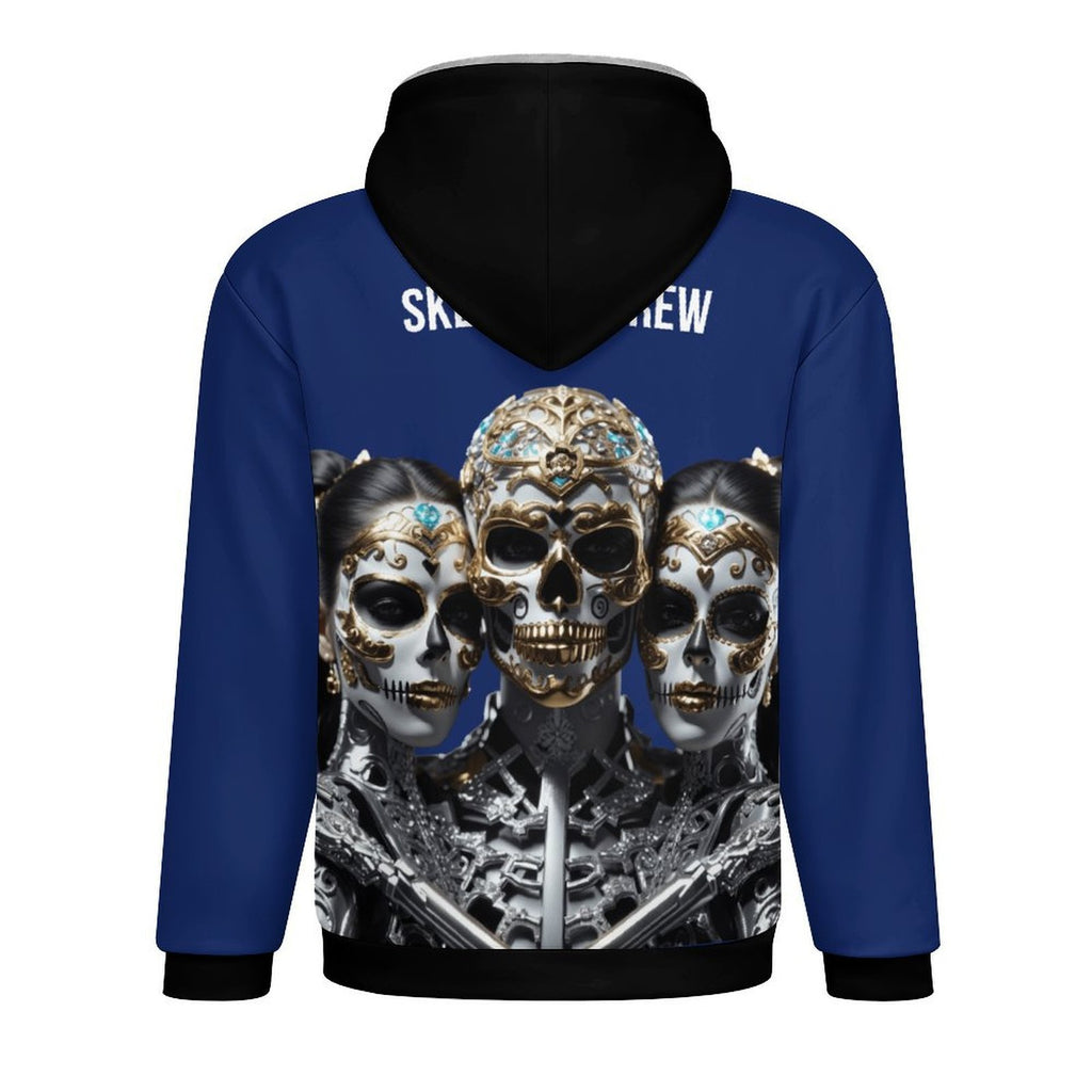 Skeleton Crew-Double Layer Fleece Hoodie
