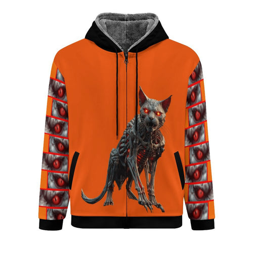 9 Lives / 0 Mercy-Double Layer Fleece Hoodie
