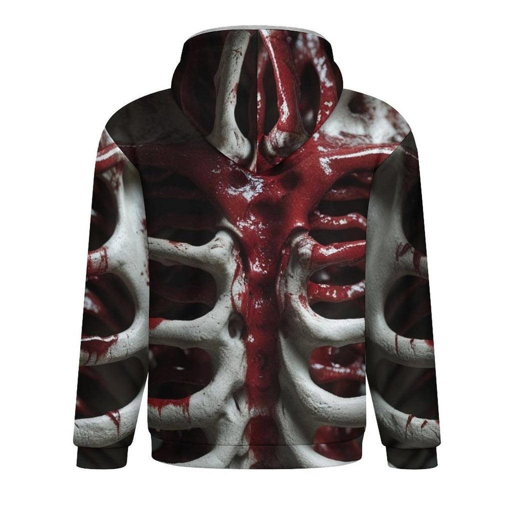 Ribbed- Double Layer Fleece  Hoodie
