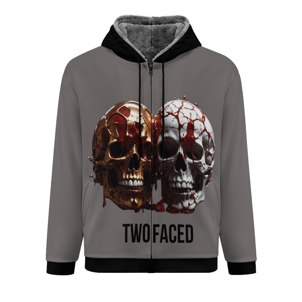 Two Faced- Double Layer Fleece Hoodie