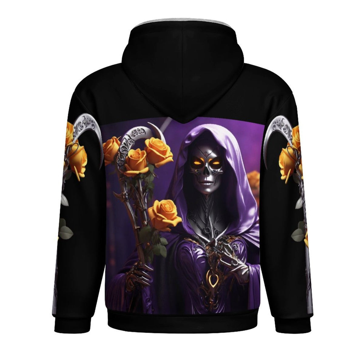 Reapers Rose-Double Layer Fleece Hoodie