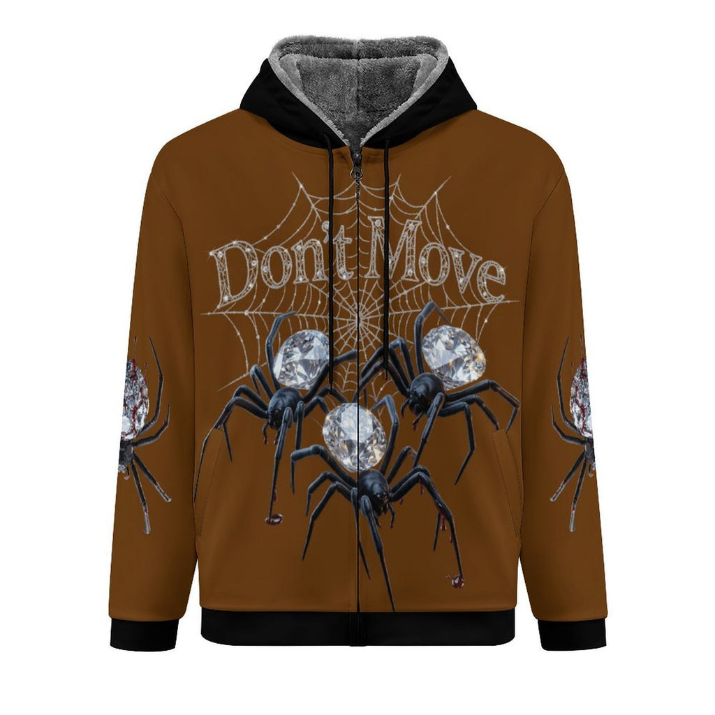 Don't Move-Double Layer Fleece Hoodie